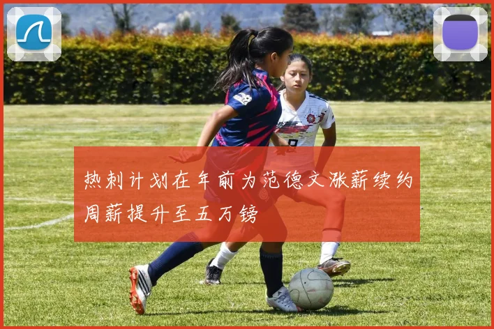 热刺计划在年前为范德文涨薪续约周薪提升至五万镑